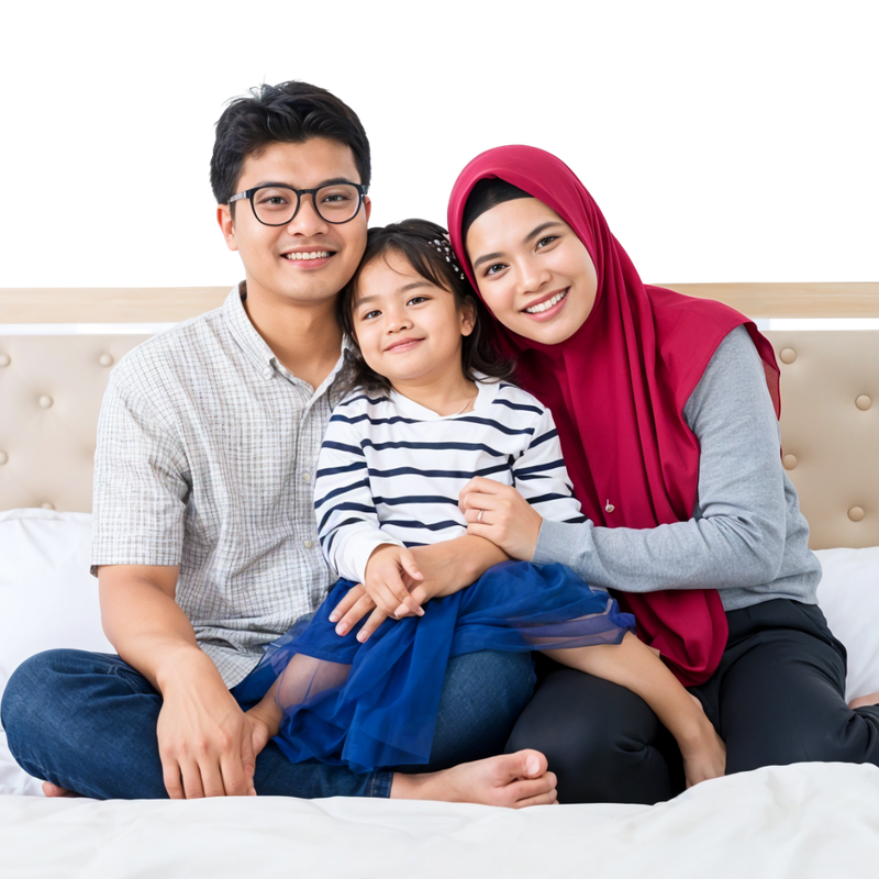 Keluarga Muslim — rumah tangga harmoni